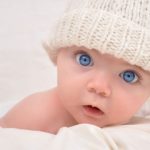 blue eyed baby