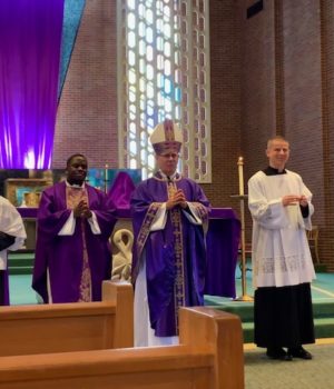 2023 Bishop Rhoades at Spr Mass