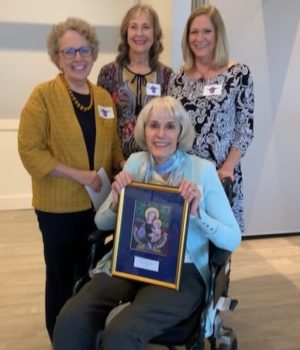 2023 MVM Award 0 Barrett, Banet, Baltz with Jean F.